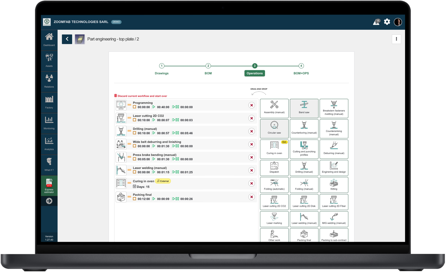 ZOOMFAB EXPRESS ESTIMATOR